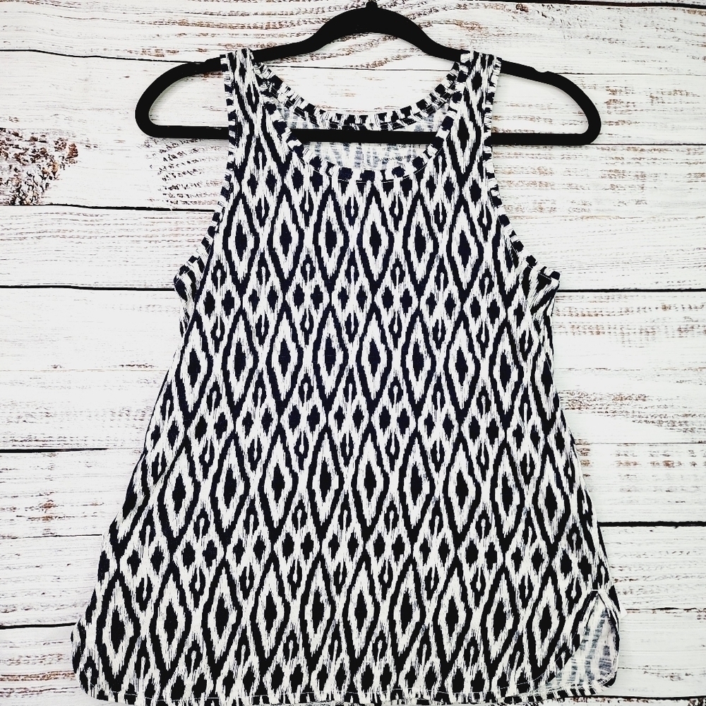BANANA REPUBLIC MALIBU TEE SIZE‎ XS NAVY BLUE TANK TOP BLOUSE NWOT